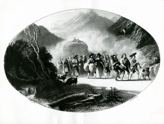 Rückkehr von der Ernte, 1842